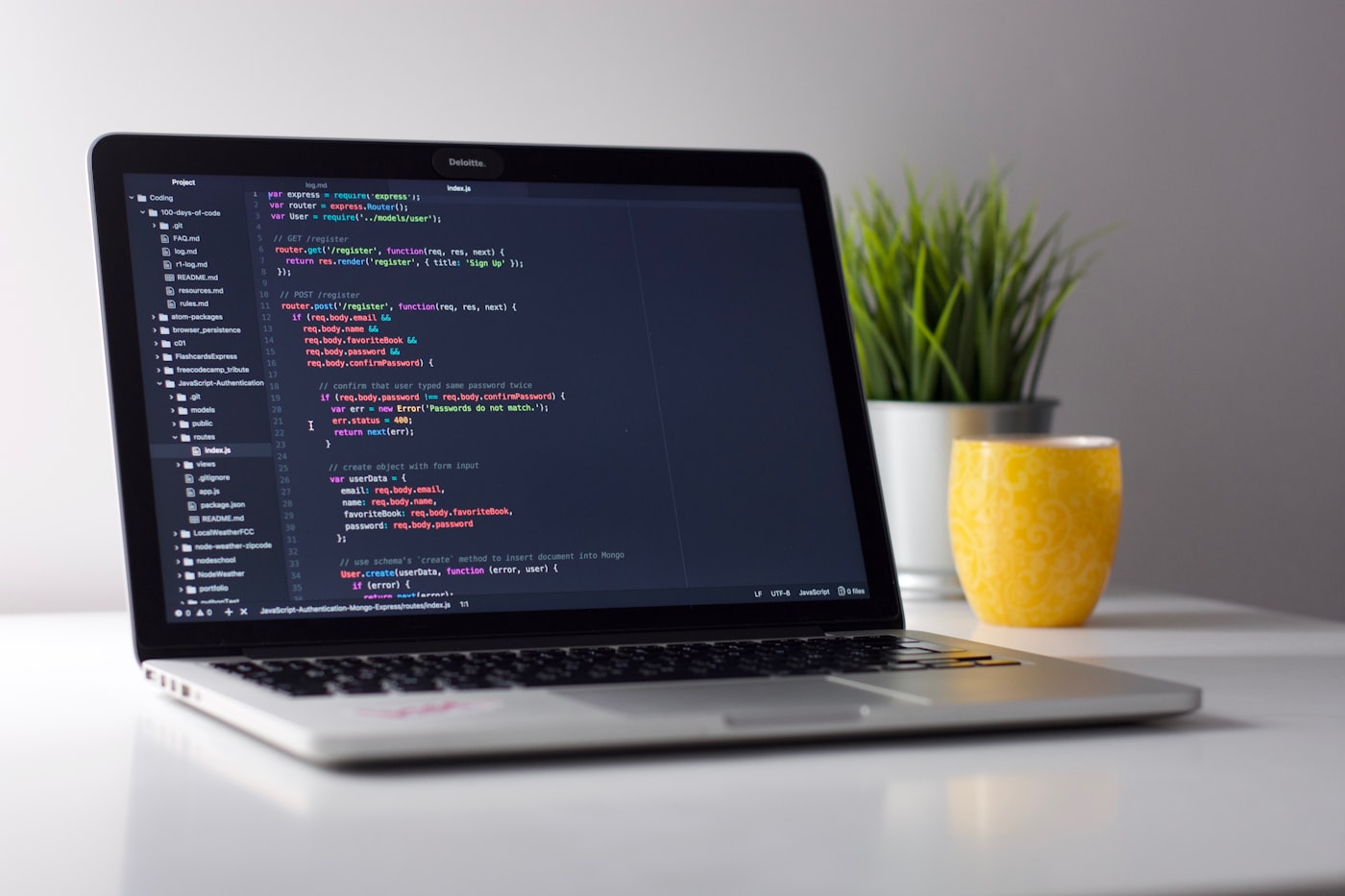 AI and digital technology workspace