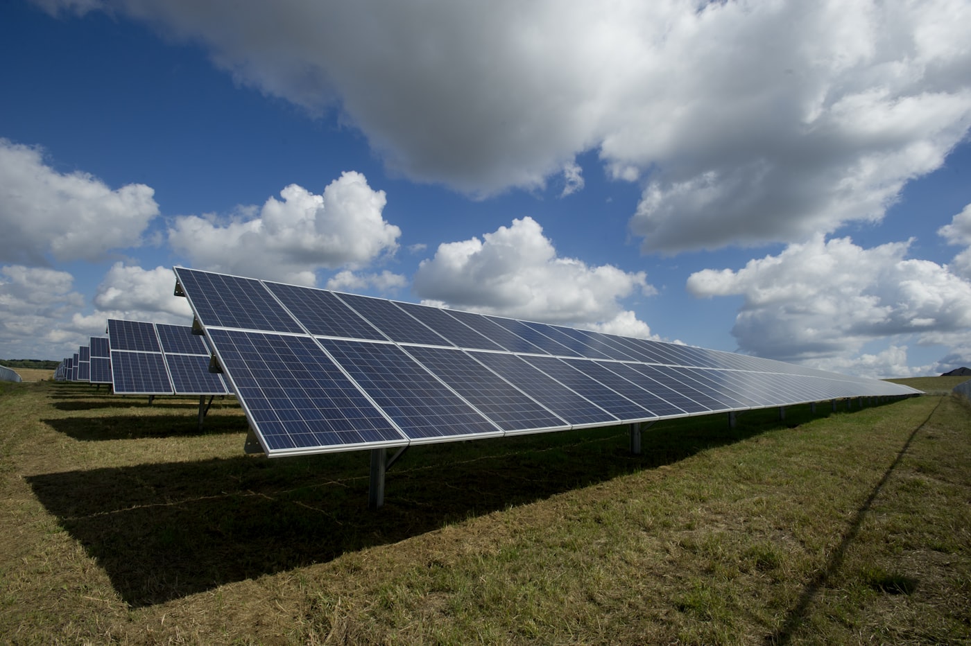 Solar panels in renewable energy field